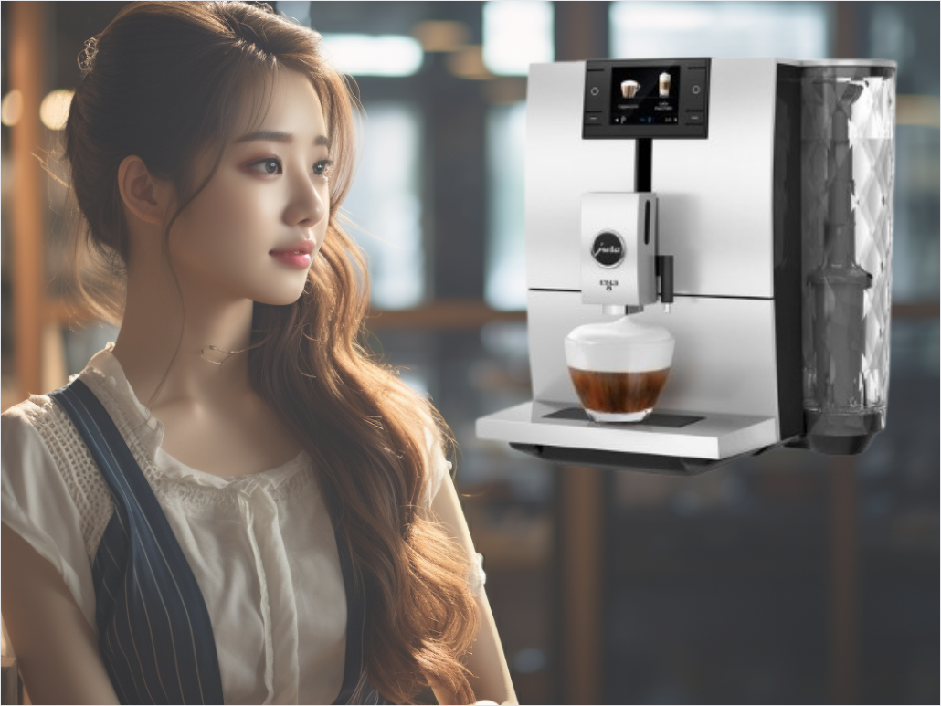 $1679 Jura ENA 8 Metropolitan Black Automatic Coffee Machine, 37 ounces